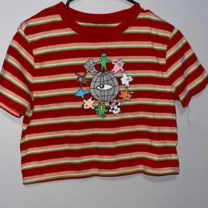 A LAB Striped Shirt with Cute Pattern!